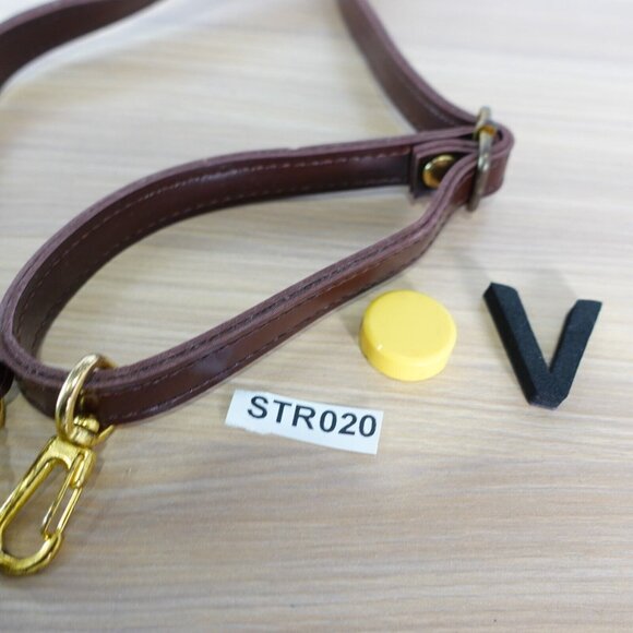 VINTAGE Bag Strap Brown Leather Crossbody Belt Handle Adjustable Retro 42 in‎ - Picture 9 of 9